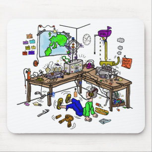 Crazy Home Brew Ham Radio Shack Mouse Pad