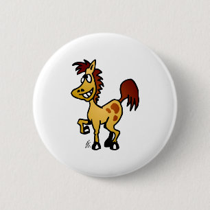 Crazy Horse 6 Cm Round Badge