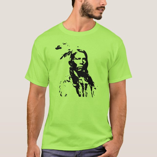 Crazy Horse (Black) T-Shirt (Front)