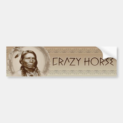 Image of Crazy Horse Bumper Sticker