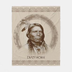 Crazy Horse Fleece Blanket