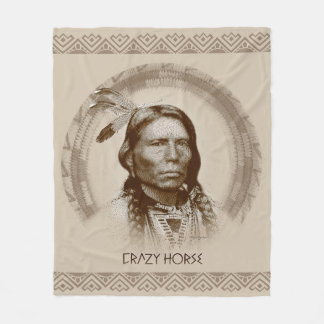 Crazy Horse Fleece Blanket