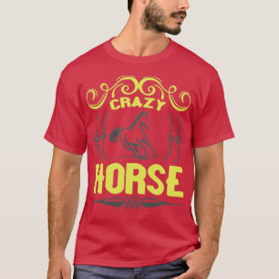 Crazy Horse Horse Designs T-Shirt