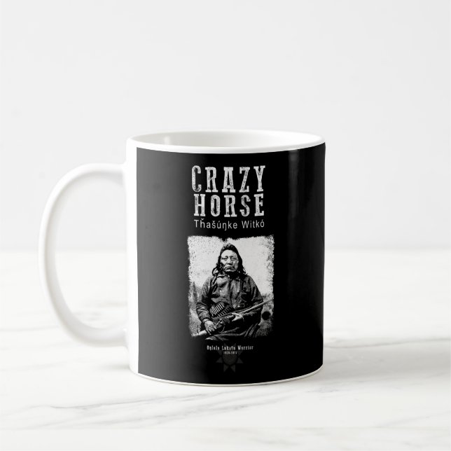 Crazy Horse-Lakota Chief-Warrior-Sioux-American-In Coffee Mug (Left)