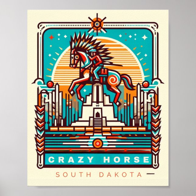 Crazy Horse Memorial - South Dakota Poster (Front)