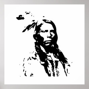 Crazy Horse Native American Leader Canvas Print