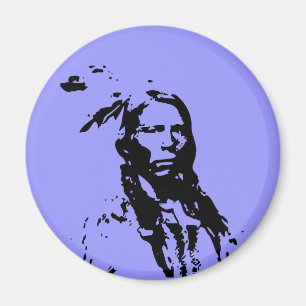 Crazy Horse Native American Magnet