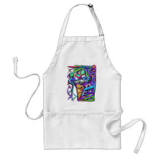 crazy ice cream cone 1 standard apron