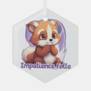 Crazy Impatience Glass Tree Decoration
