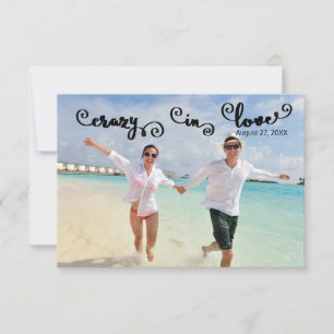 Crazy in Love  - 3x5 Save the Date