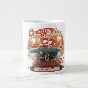 Crazy in Love... and Loving It! Large Coffee Mug