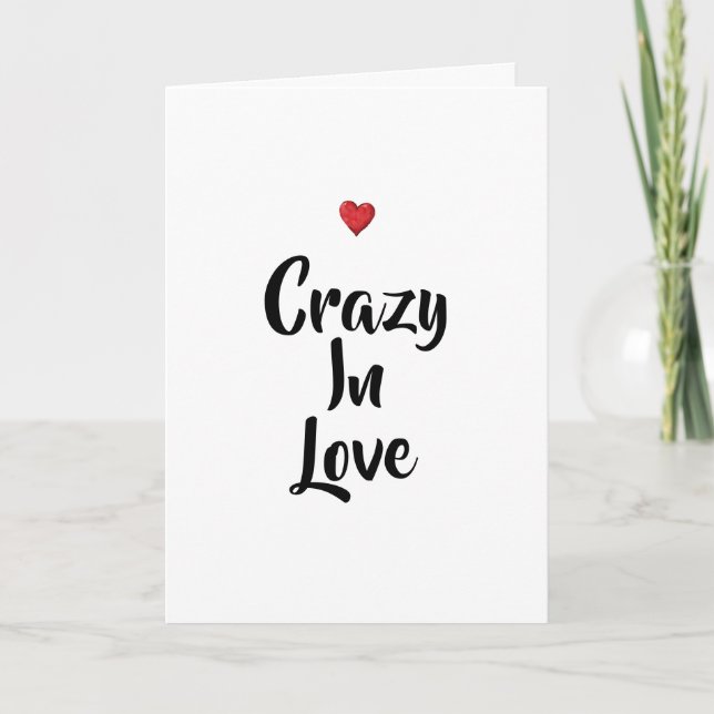 Crazy In Love   Card (Front)