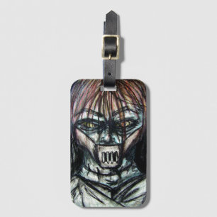Crazy Insane Straitjacket of Insanity Luggage Tag