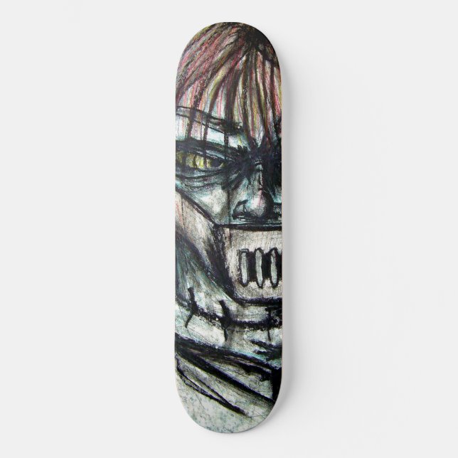 Crazy Insane Straitjacket of Insanity Skateboard (Front)