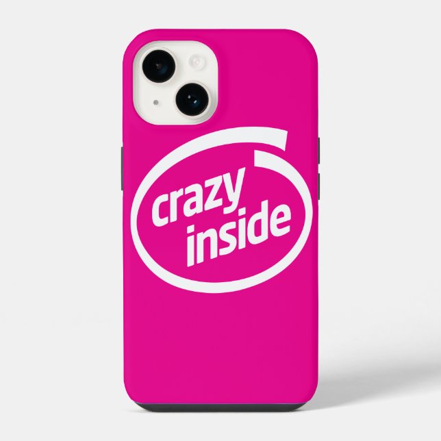 Crazy inside iPhone case (Back)