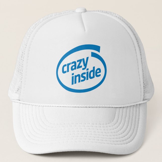 Crazy inside trucker hat (Front)