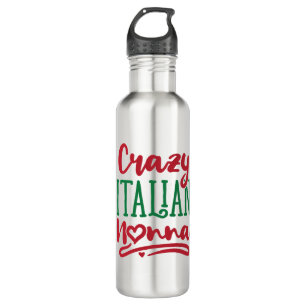 Crazy Italian Nonna 710 Ml Water Bottle