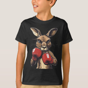 Crazy Kangaroo With Boxing Gloves For A Wild Punch T-Shirt