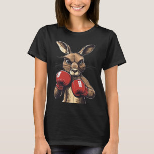 Crazy Kangaroo With Boxing Gloves For A Wild Punch T-Shirt