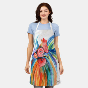 Crazy Kauai Rooster Kitchen Apron