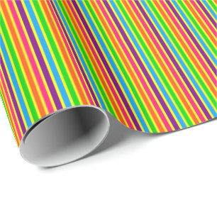 Crazy Kids Colours 07-Striped Gift Wrap