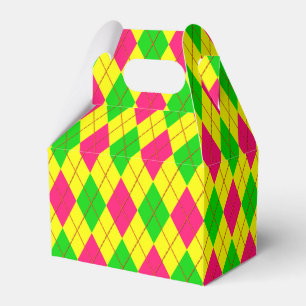 Crazy Kids Colours-CKC-Argyle 6-FAVOR BOX, gable Favour Box
