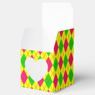 Crazy Kids Colours-CKC-Argyle 6-FAVOR BOX,sq heart Favour Box