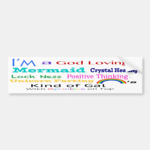 Crazy kind of gal bumper sticker