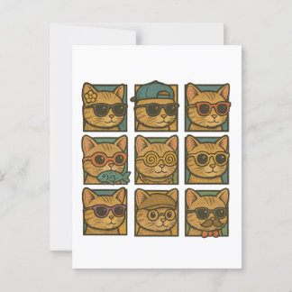 Crazy Kitty Club  Postcard