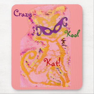 "Crazy, Kool Kat II" Mousepad - Customisable