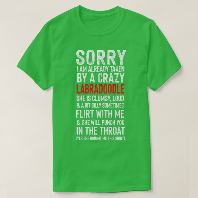 Crazy Labradle Meme Humour T-Shirt (Design Front)