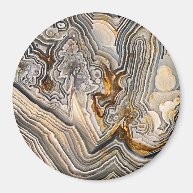 Crazy Lace Agate Magnet (Front)