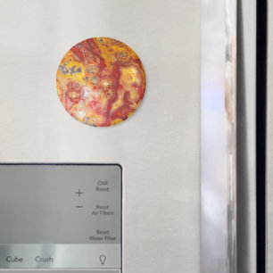 Crazy Lace Agate Pattern Magnet