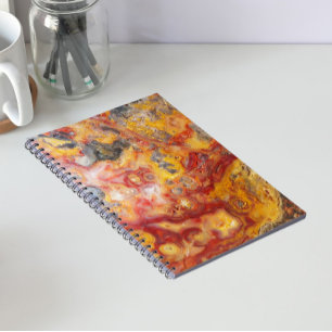 Crazy Lace Agate Pattern Notebook