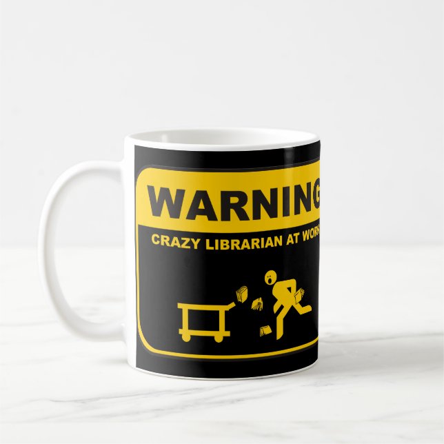 Crazy Librarian Mug (Left)