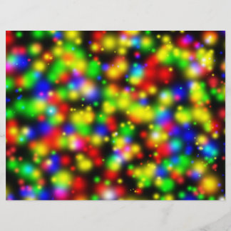Crazy Lights Scrapbook Paper