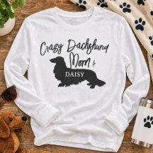 Crazy Long Hair Dachshund Dog Mum Personalised