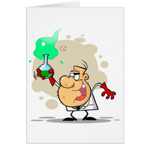 crazy mad scientist cartoon
