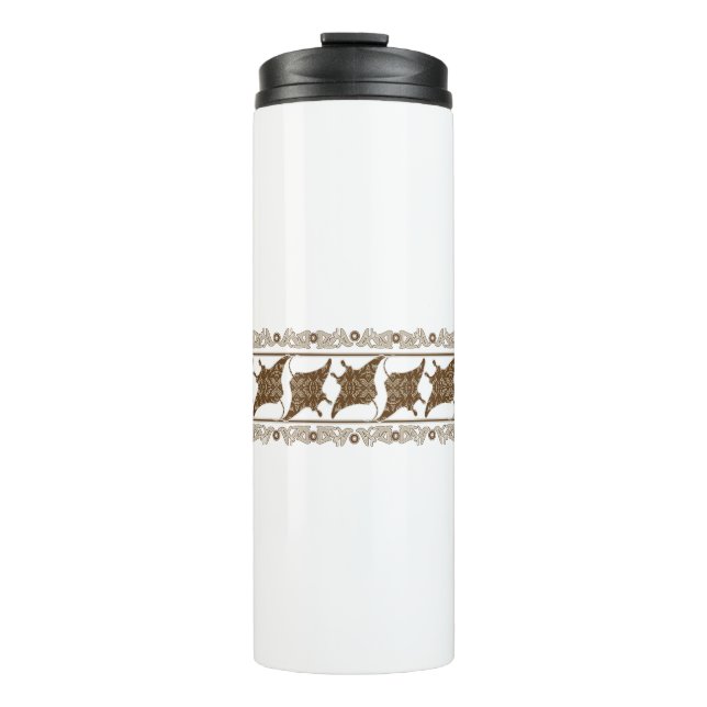Crazy-MANTA-RAY Thermal Tumbler (Front)