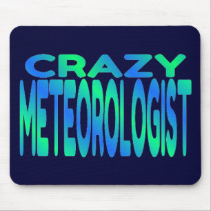 Crazy Meteorologist Mouse Mat