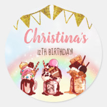 Crazy Milkshake Birthday Invitation