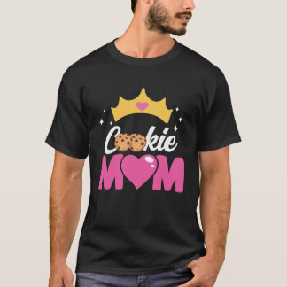 Crazy Mom Baking Mama Baker Chef Dessert Mothers D T-Shirt