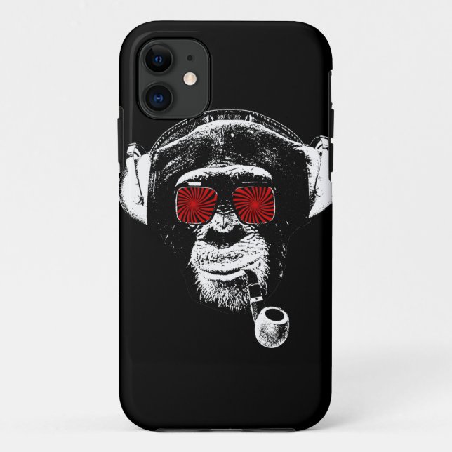 Crazy monkey Case-Mate iPhone case (Back)