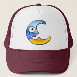 Crazy Moon Cartoon Cap