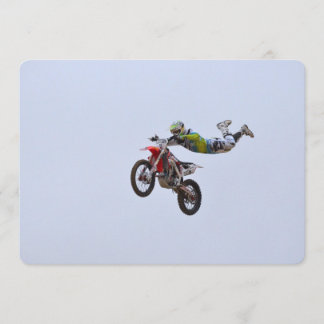 Crazy Motocross Invitation