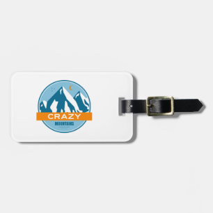 Crazy Mountains Montana Luggage Tag