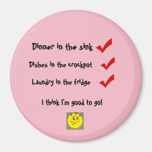 Crazy mum life magnet