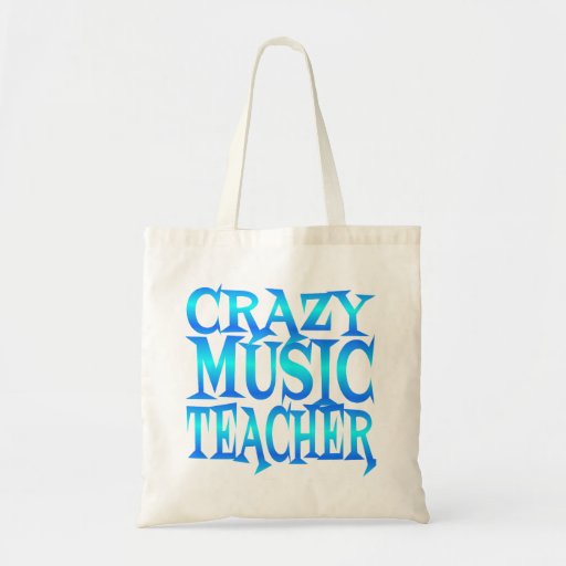 Image of Crazy Music Teacher Tote Bag