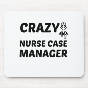 CRAZY NURSE CASE MANAGER MOUSE MAT