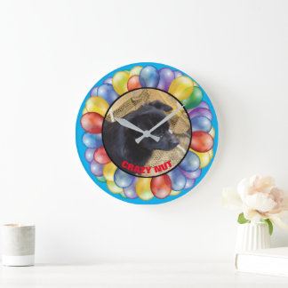 CRAZY NUT LARGE CLOCK